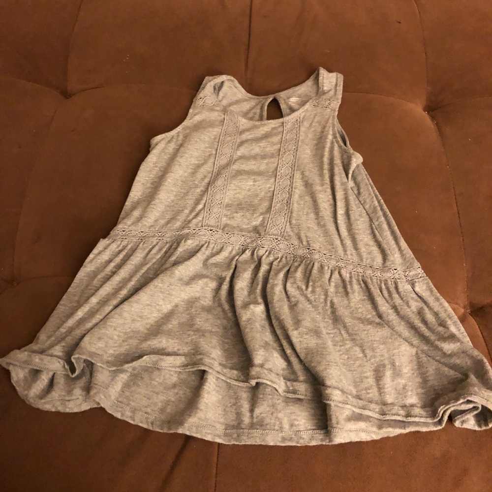 Girl gray tank top